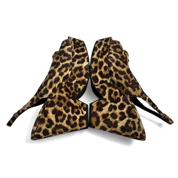 Kurt Geiger London Leopard Slingback Platform Wedge Sandals Women’s 9 Maximalist - Picture 8 of 13